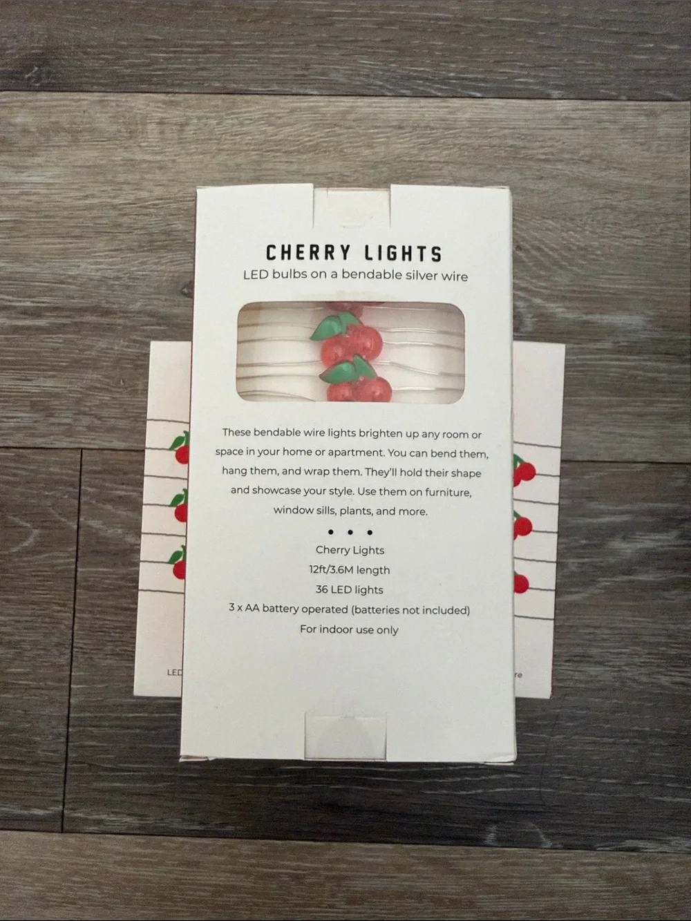FOUR Aerie Brooklyn Lighting Company Cherry LED String Lights Bendable Wire